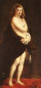 RUBENS, Pieter Pauwel Venus in Fur-Coat oil painting on canvas